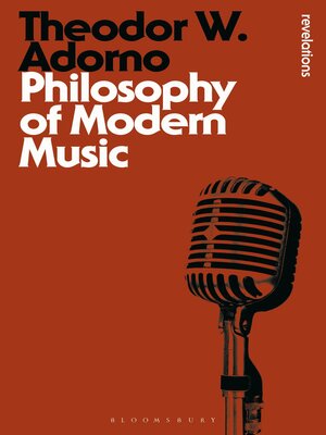 cover image of Philosophy of Modern Music